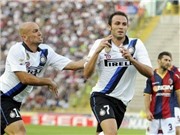 Bóng đá anh, ngoại hạng anh, lịch thi đấu euro 2012, Bologna - Inter 1-3: Nerazzurri bắt đầu hồi sinh